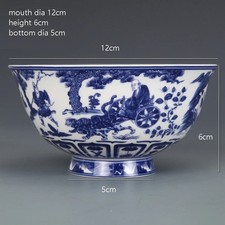 Bol Porcelaine Bleu Blanc