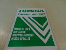 Manuel d atelier GROUPE ELECTROGENES HONDA ECM2800 ECMT6500  de 1997