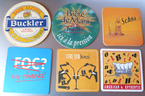 Lot dessous verre - dessous, sous-bock