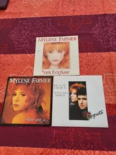 45T MYLENE FARMER LOT DE 3 SANS LOGIQUE/REGRETS/AINSI SOIT JE