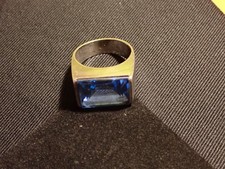 Chevalière ancienne art déco