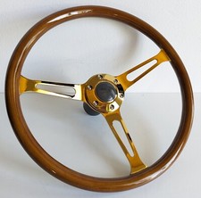 Steering Wheel fits For Jaguar Used  XJS J40 XJR X55 Classic Wood Wooden 15inch