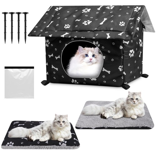 Niche pour chat - chat, extérieur