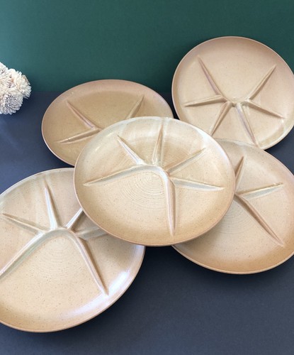 Assiettes fondue grès - assiettes,