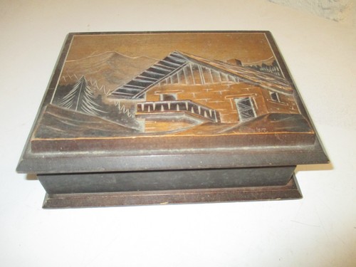 Grande boite coffret ancien - grande,