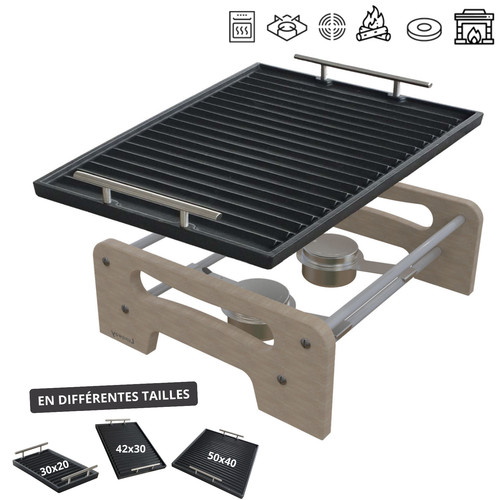 Grille plancha fonte - grille,