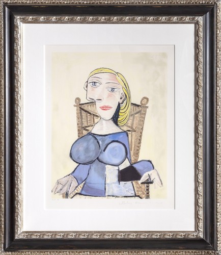 Pablo picasso femme blonde - femme, au