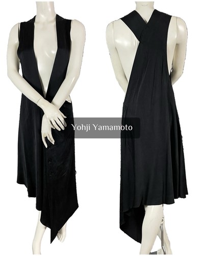 Robe longue asymétrique yohji - robe,