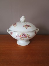 Large Onnaing Soup Bowl Decor Cherry Blossoms / Cherry Gold Bordered