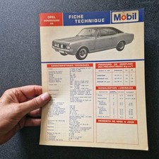 OPEL COMMODORE GS fiche