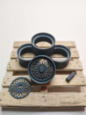 Lot de 4 jantes pour maquette voiture 1/24 1/18 (BBS Super RS)