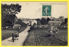 cpa 76 - CRIQUETOT L' ESNEVAL LABOUREUR CHARRUE CHEVAUX Fermier Paysan
