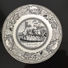 ASSIETTE GIEN HALL 1822-1829