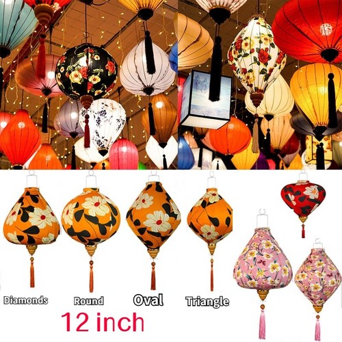 Japon satin soyeux lanterne - 2x,