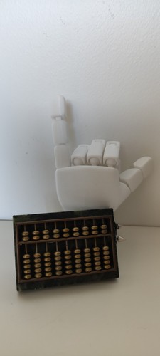 Petit boulier ancien laiton - boulier,