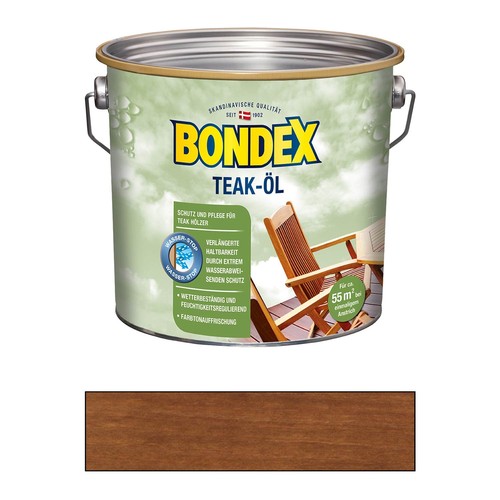 Huile teck bondex - teck, 2,50