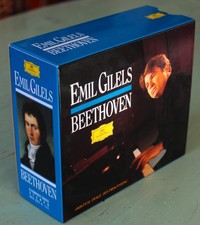 Coffret 9 CD : Emil GILELS interprète les Sonates pour piano de BEETHOVEN / DG