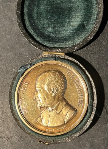 Médaille vermeil abeille - médaille,