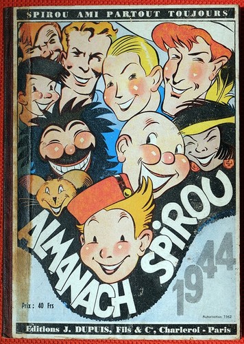 Spirou album almanach 1944 - spirou,