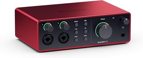 Focusrite scarlett 4i4 - scarlett, 4th