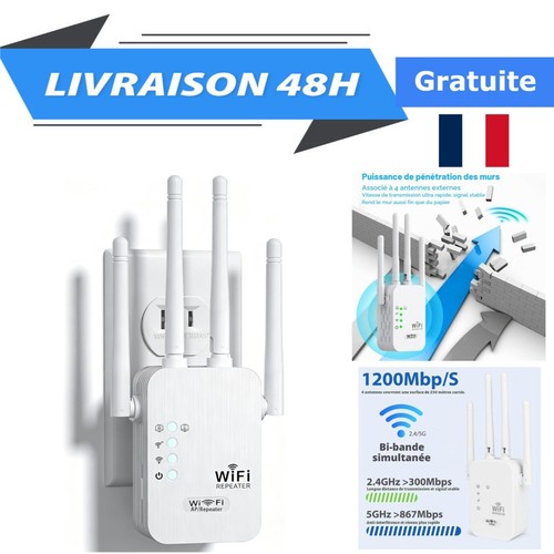 Répéteur wifi 1200 mbps - répéteur,