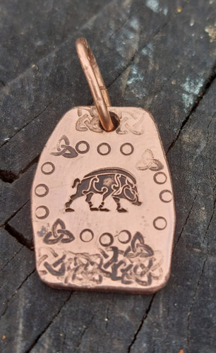 Pendentif celtique moccus - pendentif, celtique,