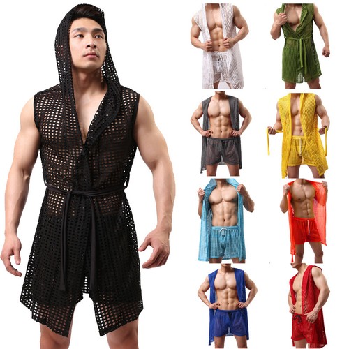 Peignoir kimono homme maille - peignoir,