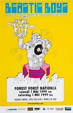 Beastie Boys Forest National Concert Poster 1999 Framed Concert Poster