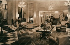 BELGIQUE Bruxelles Boul Adolphe Max Hotel Plaza de luxe interne Carte postale