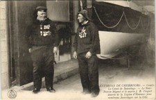 Old postcard Goury lifeboat