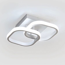 Plafonnier LED Carré Double
