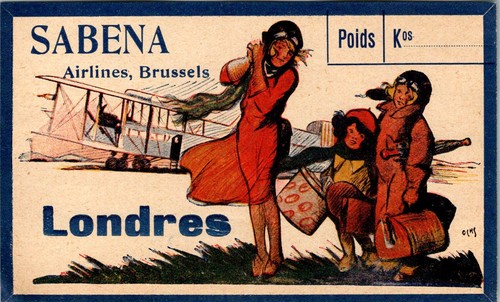 Sabena belgium airlines - sabena, to