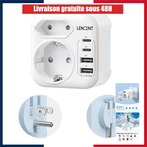 Adaptateur prise usa canada - adaptateur,