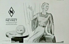 1937 NEYRET LE UNDERWEAR MILANAISE OPAL PRESS ADVERTISEMENT - G. Cazenove