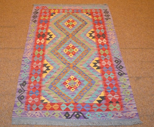 Tapis kilim oriental - oriental, tissé