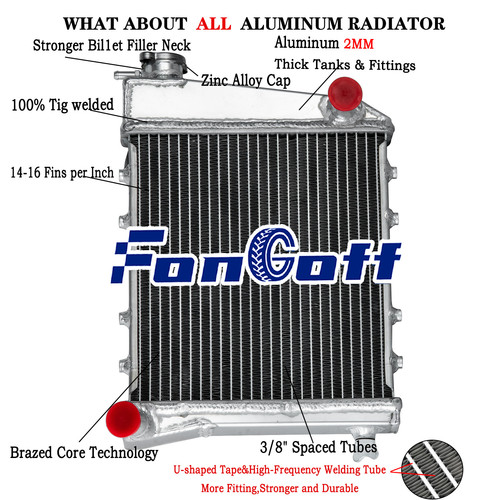 Rangée radiateur pour - 2,