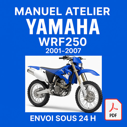 Manuel atelier yamaha wrf 250 - yamaha,