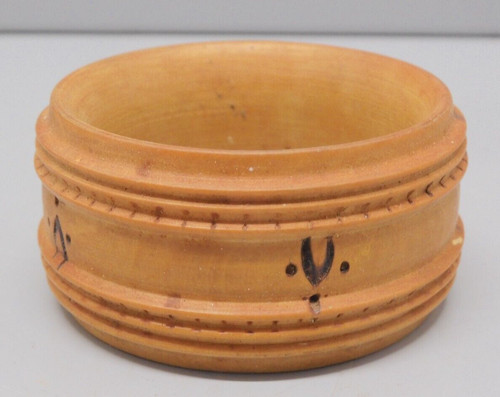 Ancien rond serviette bois - -ancien, de