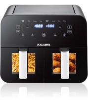 KALAHOL 5 + 5 L double friteuse à air, friteuse à air numérique 2400 W