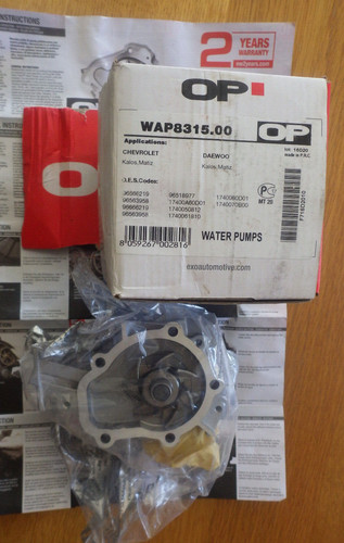 Pompe eau chevrolet ou - à,