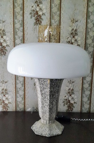 Lampe fonte opaline art - lampe,