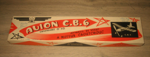 Jouet ancien avion - c.b., 6