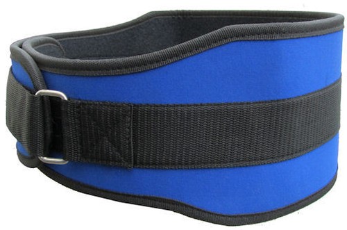 Nylon weight lifting belt - 6",