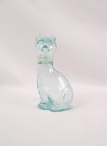 Carafe bouteille chat - , verre