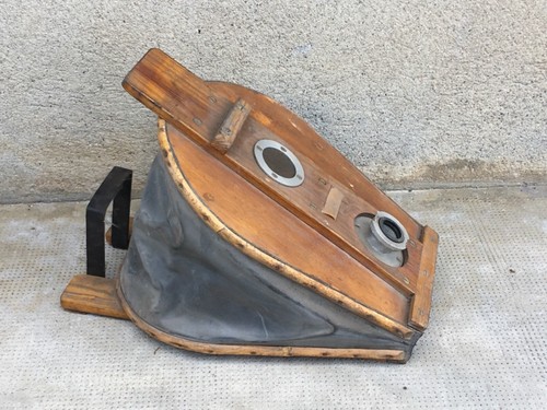 Ancien gonfleur pied - pied, bateau