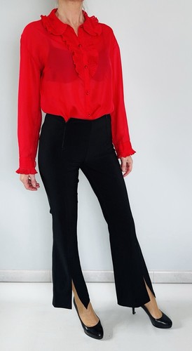 Blouse vaporeuse nylon rouge