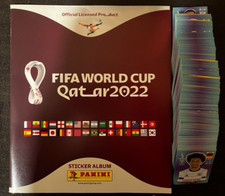 PANINI SET COMPLET WORLD CUP QATAR 2022 + EMPTY ALBUM VIDE FRENCH VERSION MINT