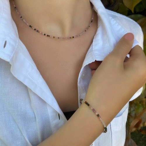 Parure collier minimaliste - minimaliste, +