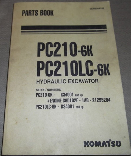 Komatsu pc210 pc210lc 6k - komatsu, pc210lc-6k