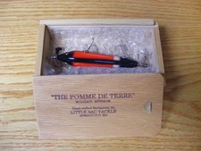 Little Sac Bait Co Pomme De Terre Minnow Redwing Blackbird Color Wooden Box